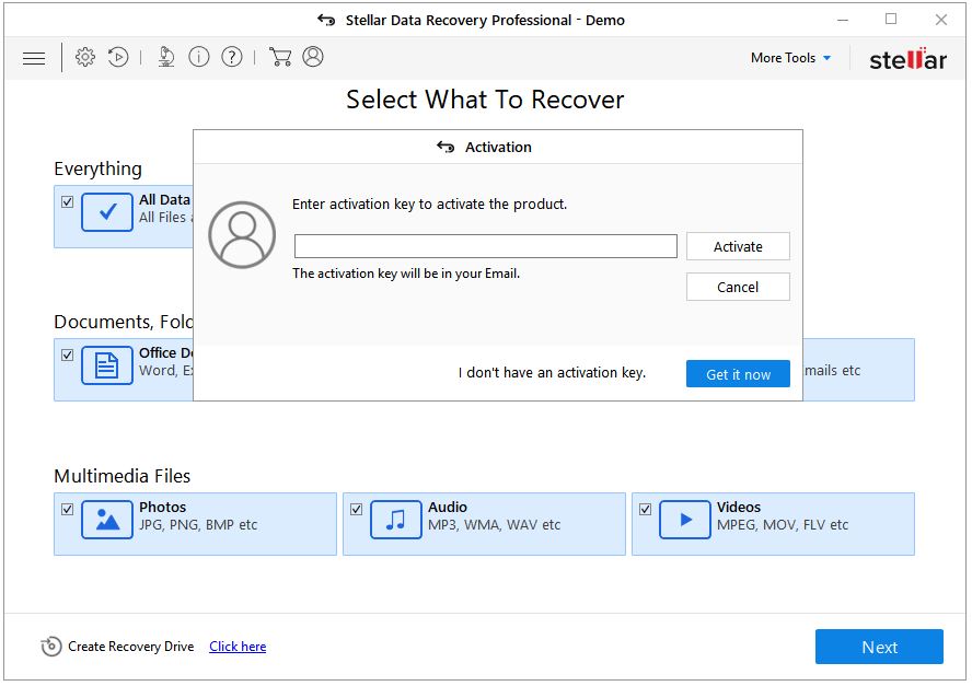 Stellar Data Recovery 10.1.0.0 Crack + Activation Key Free Download
