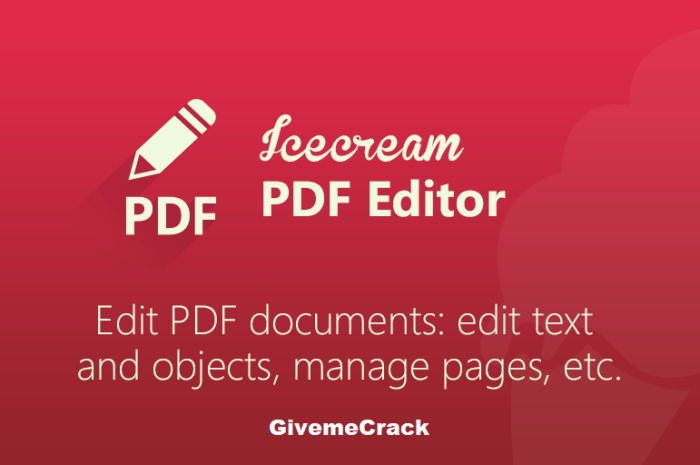 Icecream PDF Editor Pro 2.63 Crack + Serial Key Latest Patch